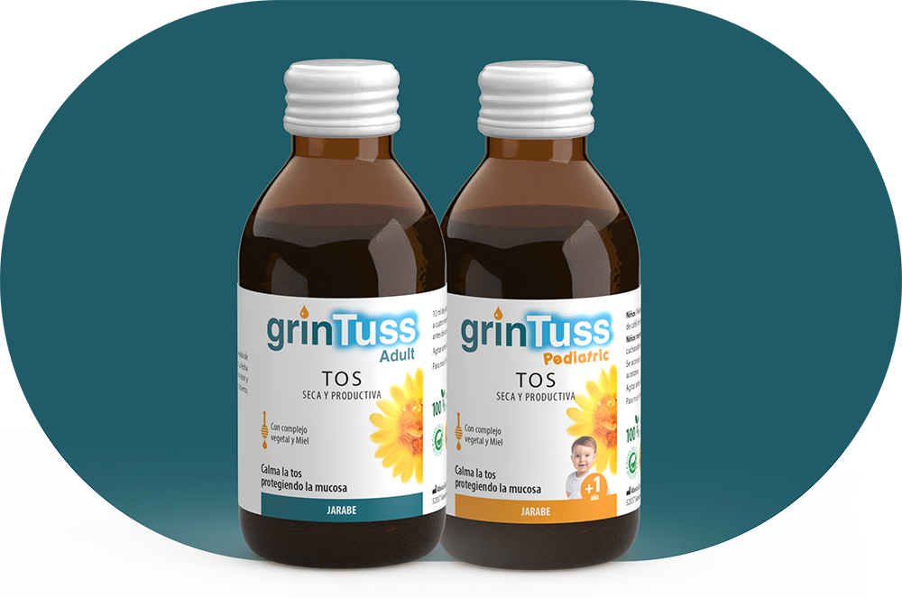 Grintuss calma la tos de adultos y niños